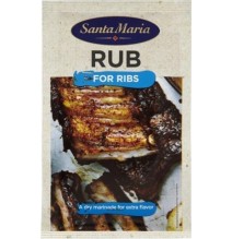 Prieskonių mišinys šonkauliams marinuoti, SANTA MARIA BBQ RUB Ribs, 30g