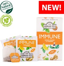 Ahmad Tea Natūrali arbata ''Immune'', vokeliuose su siūlu, 20 vnt.