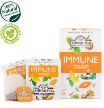 Ahmad Tea Natūrali arbata ''Immune'', vokeliuose su siūlu, 20 vnt.