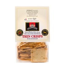 Krekeriai Thin Crisps GOURMANTE, su rozmarinais, 150 g