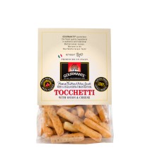 Krekeriai Tocchetti GOURMANTE, su svogūnais ir sūriu, 150 g