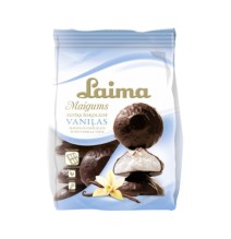 Vanilinis sufle LAIMA Maigums, aplietas šokoladu, 200 g