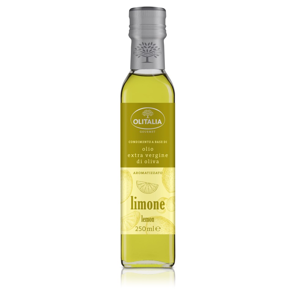 Alyvuogių aliejus OLITALIA, Extra Virgin, su citrina, 250 ml