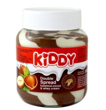 Kremas KIDDY Duo, kakavinis, lazdyno riešutų, 350 g.