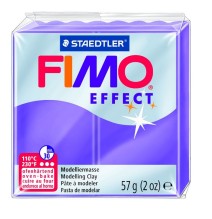 Modelinas FIMO EFFECT, 57 g, permatoma violetinė sp.