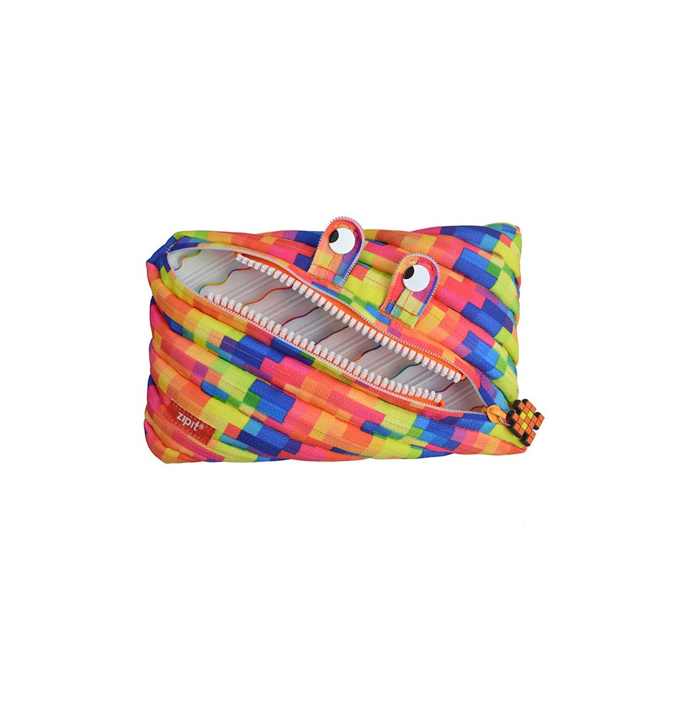 Penalas-pieštukinė ZIPIT Pixel Jumbo Pouch, ZTJ-PX-3, Geltonas