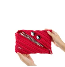 Penalas-pieštukinė ZIPIT Grillz Monster Jumbo Pouch, ZTMJ-GR-RI, Raudona