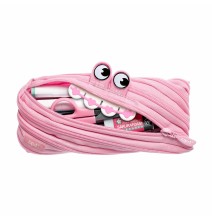 Penalas-pieštukinė ZIPIT Gorge Monster Pouch, GO-2, Rožinė