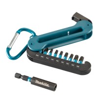 10 dalių sukimo antgalių rinkinys MAKITA Impact Black Torsion E-15811