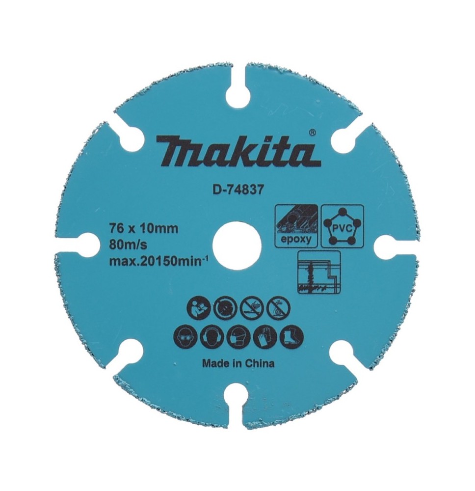 Diskas su kietmetaliu MAKITA 76x10x1,7mm