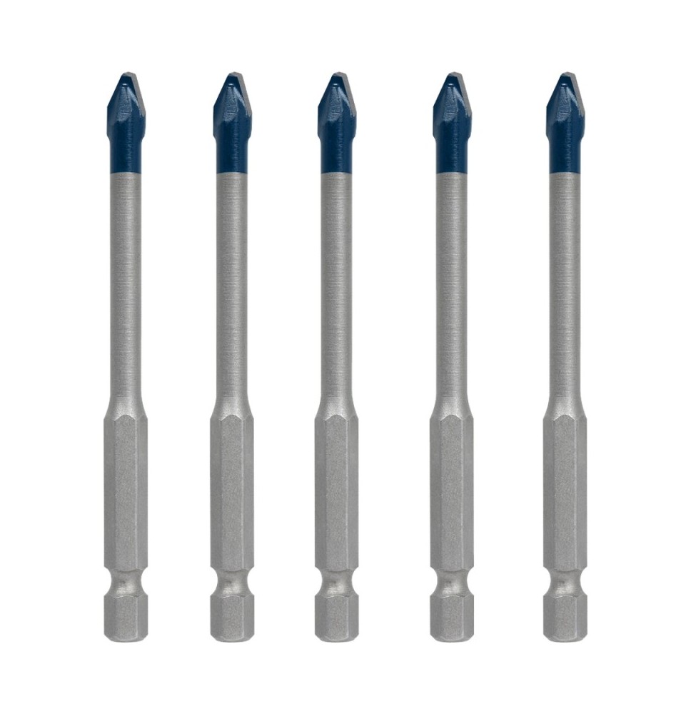 5 dalių grąžtų rinkinys stogo čerpėms BOSCH Expert Hex-9 HardCeramic