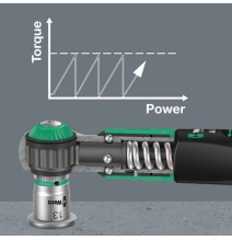 1/4" dinamometrinis raktas WERA Safe-Torque A1 2-12 Nm