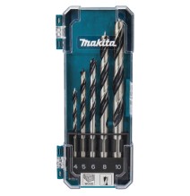 5 dalių medžio grąžtų rinkinys MAKITA D-72861