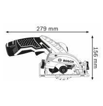 Akumuliatorinis diskinis pjūklas BOSCH GKS 12V-26