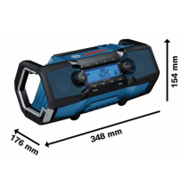 Radijo imtuvas su bluetooth BOSCH GPB 18V-2 C