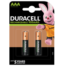 Įkraunamos baterijos DURACELL AAA 900 mAh, 2 vnt