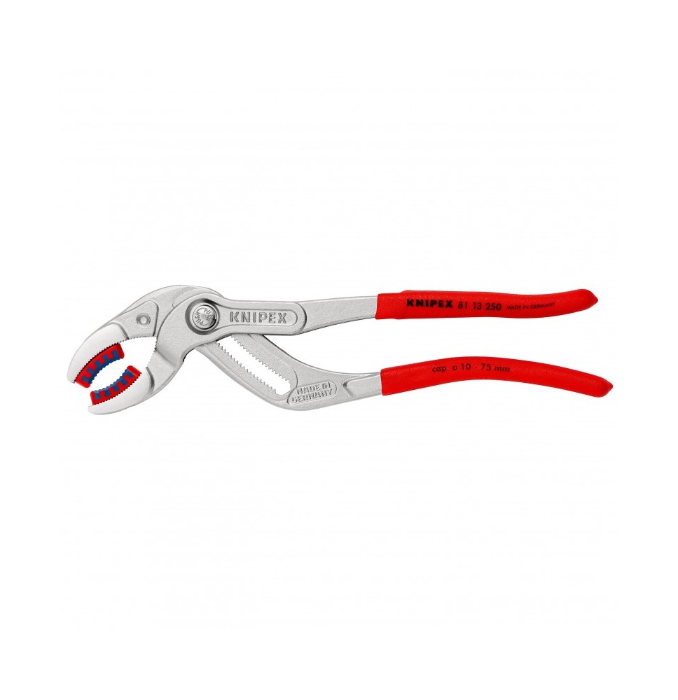 Vamzdinės replės su plastikinėmis žiaunomis KNIPEX 8113250