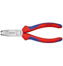 Laidų kirpimo-nužievinimo replės KNIPEX