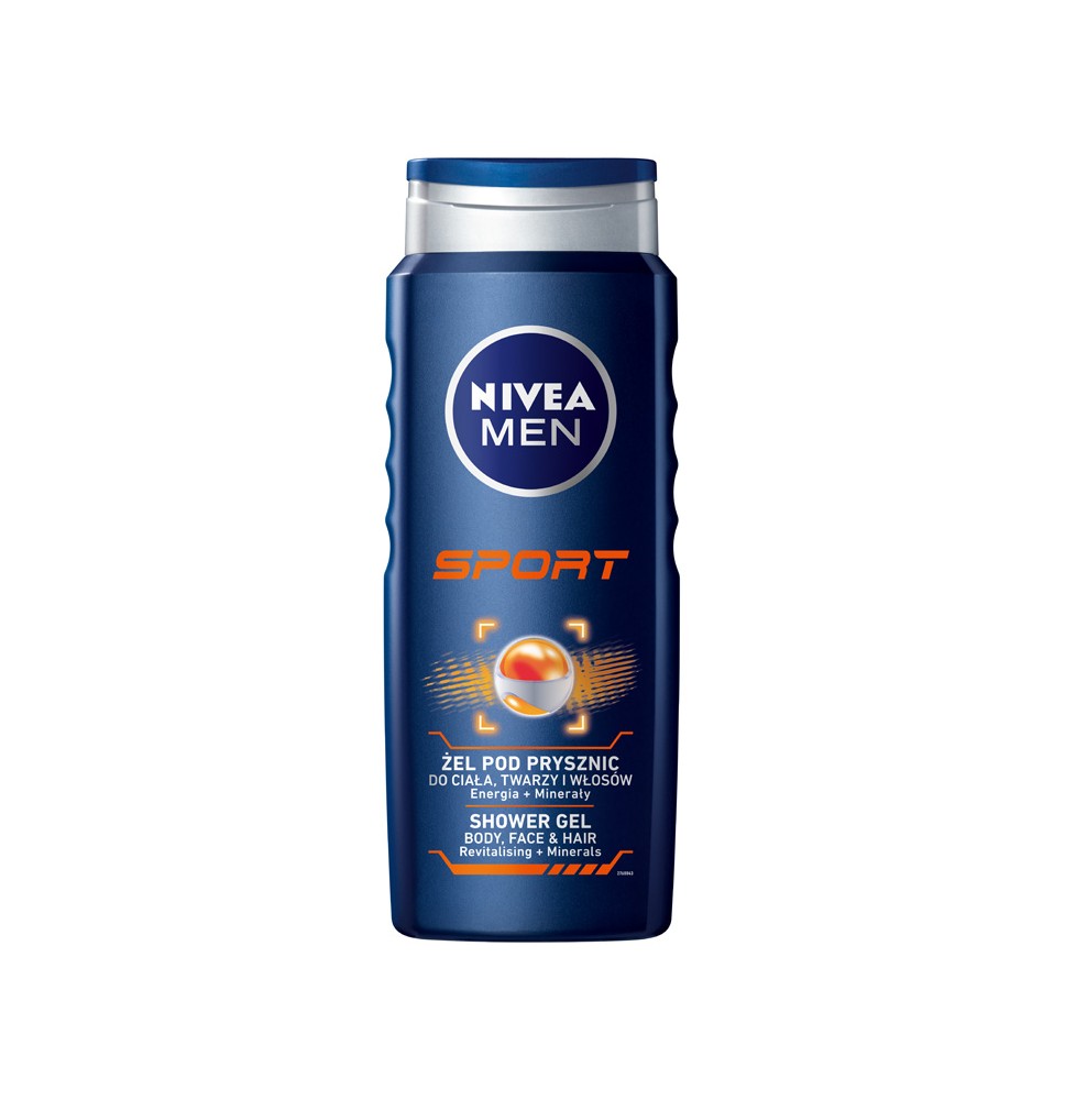 NIVEA MEN Dušo želė vyrams SPORT 500ml