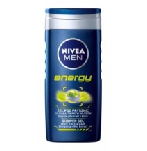 Dušo želė vyrams NIVEA Energy, 250 ml