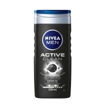 Dušo želė vyrams NIVEA Active Clean, 250 ml