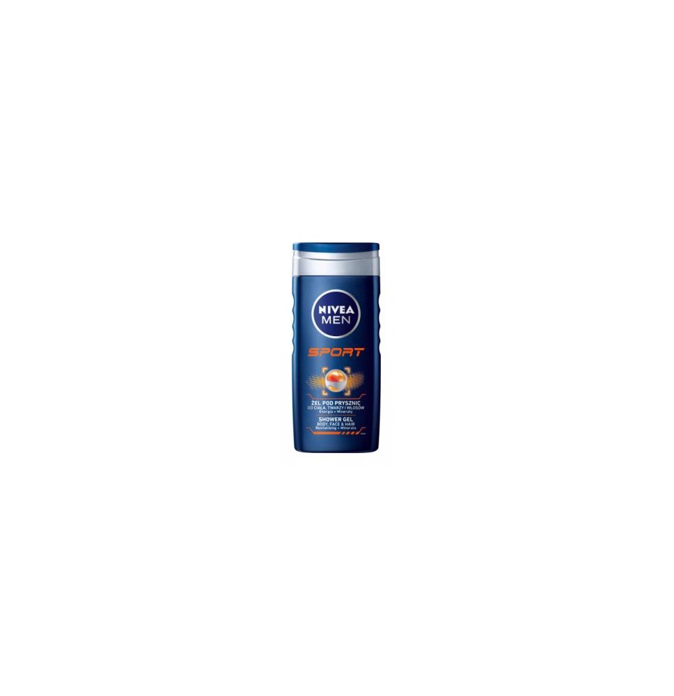 Dušo želė vyrams NIVEA Sport, 250 ml