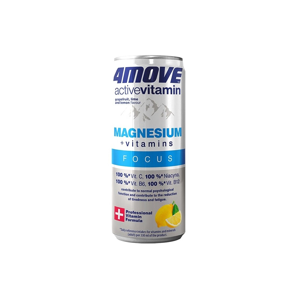 Vitamininis vanduo 4MOVE Active Vitamin Magnesium + Vitamins, 330 ml