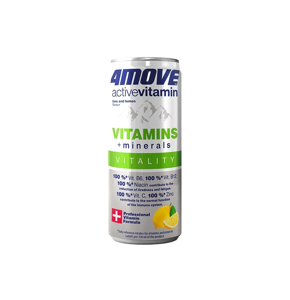 Vitamininis vanduo 4MOVE Active Vitamin Vitamins + Minerals, 330 ml