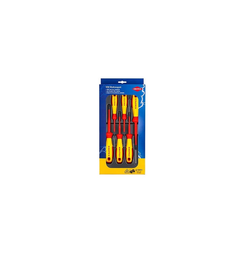 Atsuktuvų rinkinys KNIPEX VDE PH/PZ, 6vnt.