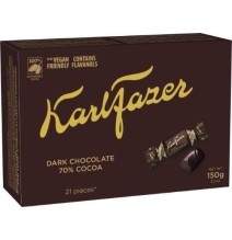 Šokoladiniai saldainiai KARL FAZER 70% Cocoa 150g