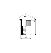 Srieginės kniedės MASTERFIX M06 VO 1.5-4.0