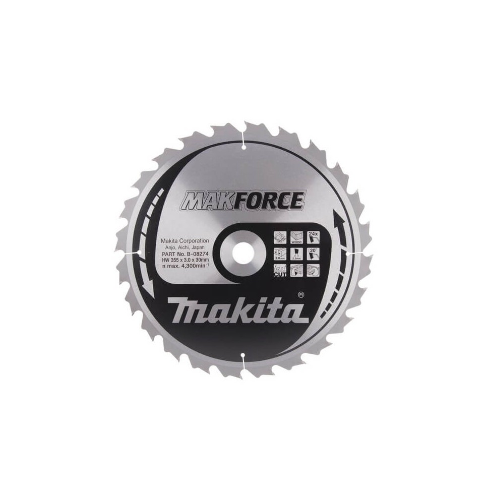 Pjovimo diskas MAKITA 355x30x3,0mm 24T 20°