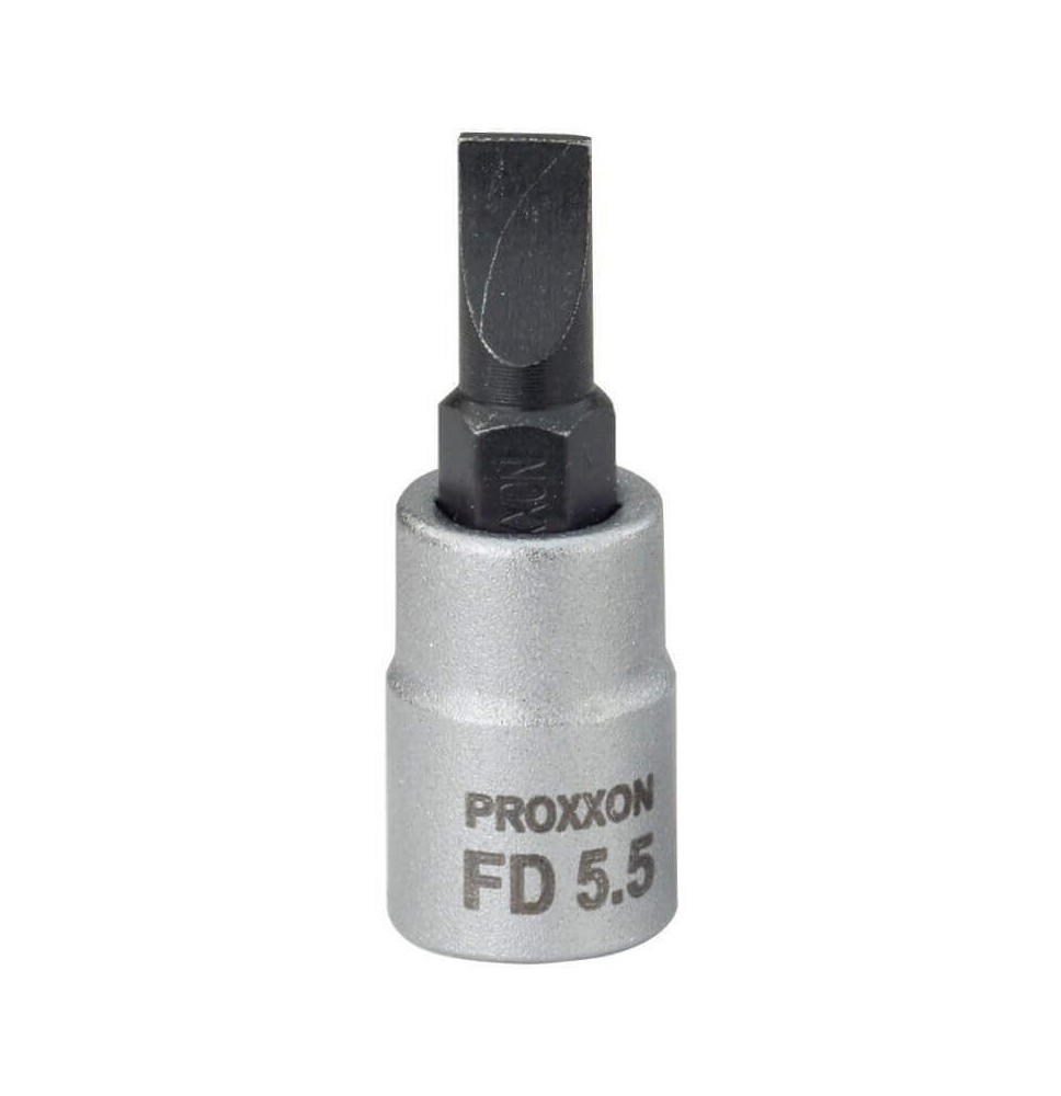 Galvutė su plokščiu antgaliu PROXXON FD 1/4", 5,5 mm