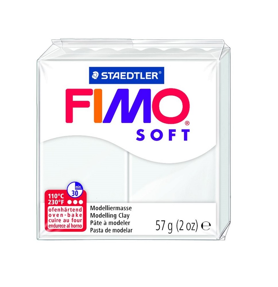 Modelinas FIMO SOFT, 57 g, balta sp.