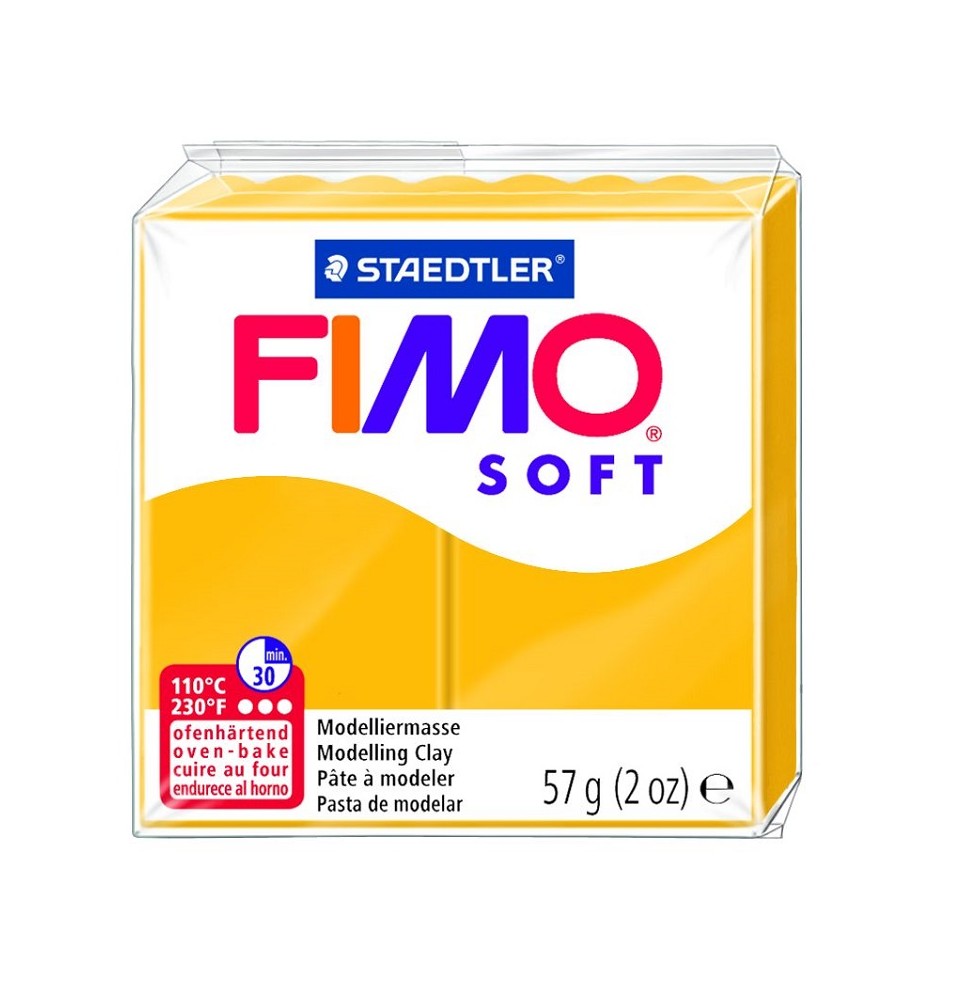 Modelinas FIMO SOFT, 57 g, saulėgrąžų geltona sp.