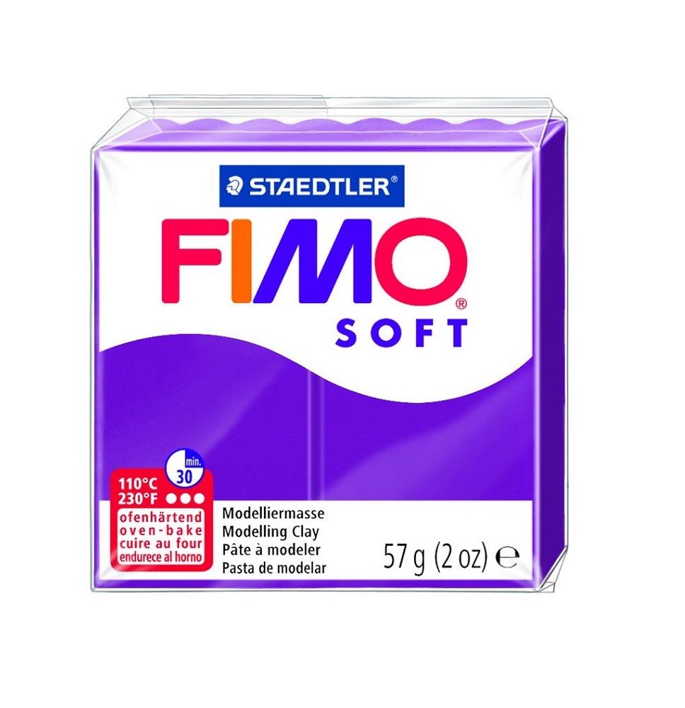 Modelinas FIMO SOFT, 57 g, violetinė sp.