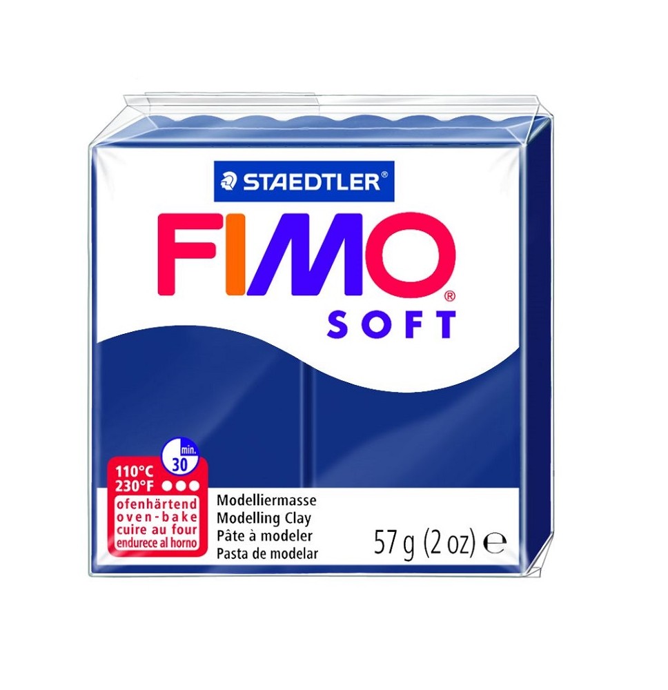 Modelinas FIMO SOFT, 57 g, tamsiai mėlyna sp.