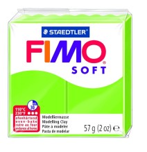 Modelinas FIMO SOFT, 57 g, obuolių žalia sp.