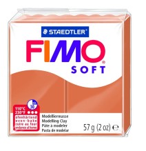 Modelinas FIMO SOFT, 57 g, konjako ruda sp.