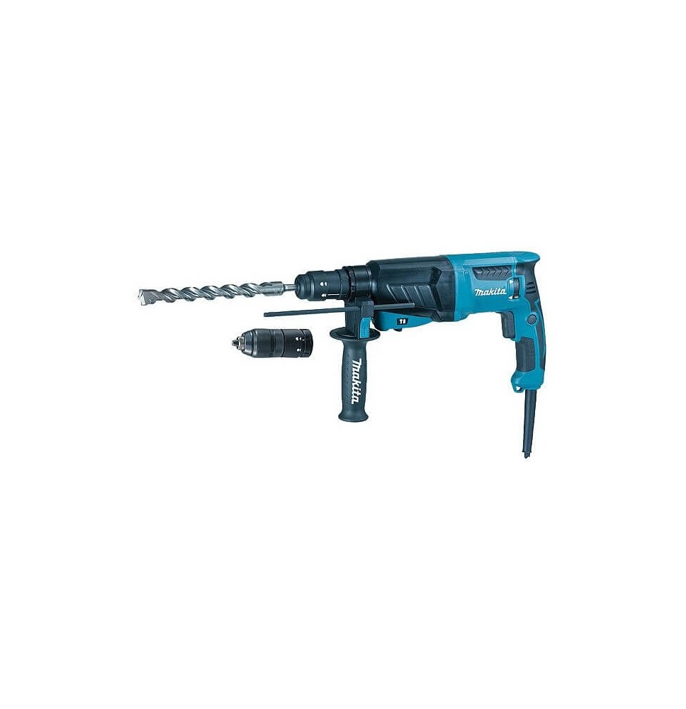 Perforatorius MAKITA HR2630TJ SDS PLUS su keičiamu griebtuvu