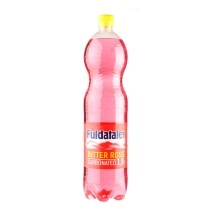 Gazuotas gaivusis gėrimas FULDATALER Bitter Rose, 1,5 l PET D