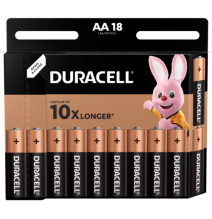 Baterijos DURACELL AA, LR6 18 vnt.