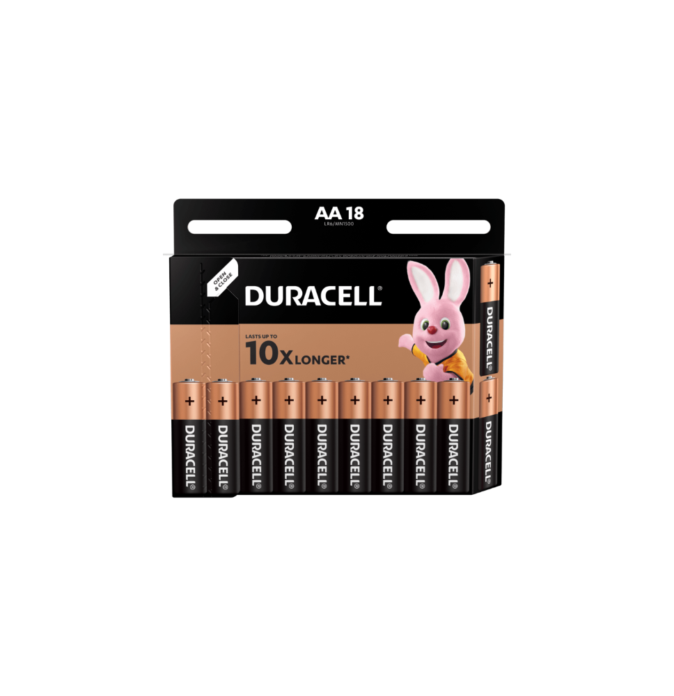 Baterijos DURACELL AA, LR6 18 vnt.