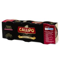 Gelsvauodegis tunas, CALLIPO, alyvuogių aliejuje, 3x70g