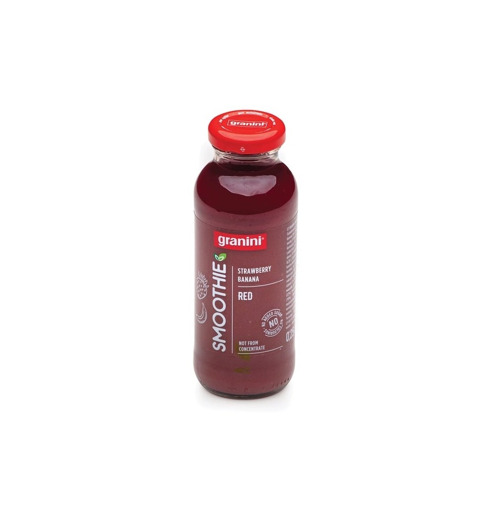 Vaisių kokteilis GRANINI Red, braškių ir bananų, 0,25 l