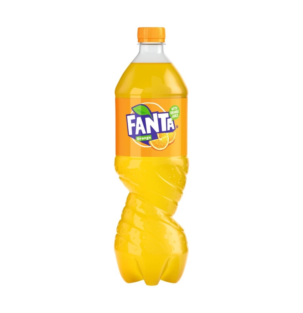 Gazuotas gaivusis gėrimas FANTA, apelsinų skonio, 1 l, D