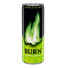 Energinis gėrimas BURN APPLE KIWI 330ml