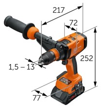 Akumuliatorinis suktuvas-gręžtuvas FEIN ASCM18-4 QM AS