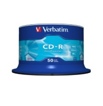 Kompaktinis diskas Verbatim CD-R 52x 700MB Extra protection 50 vnt.