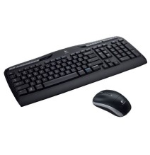 Logitech MK330 Combo Belaidė klaviatūra + pelė, US, Juoda